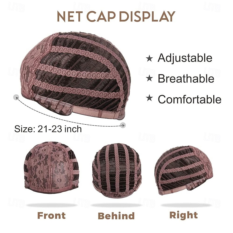 Brown Short 20s Wigs for Women Finger Wave Natural Synthetic Hair Wig for Women Lady Ladies Cosplay Anime Party Costume Anime Flapper Wig Halloween Wigs4