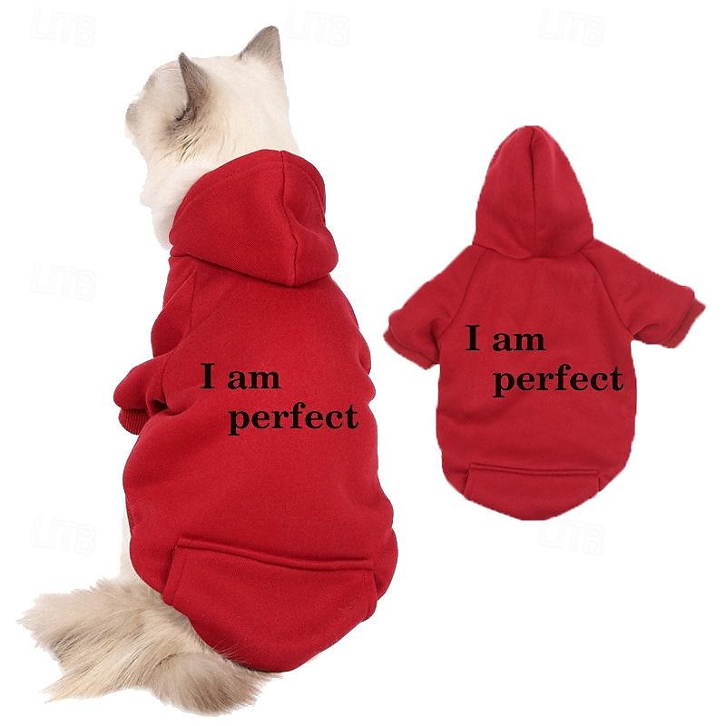 Dog Cat Hoodie Sports Casual Winter Breathable Soft Washable Comfortable Outdoor Casual Daily Dog Clothing for Bichon Frise Pomeranian Baby Pet Papillon Small4
