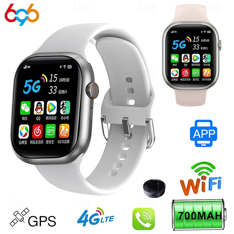 696 X9 Smart Watch 2.02 inch Smart Band Fitness Bracelet Bluetooth Pedometer Call Reminder Heart Rate Monitor Compatible with Android iOS Women Men Hands-Free Calls Message Reminder Custom Watch Face2