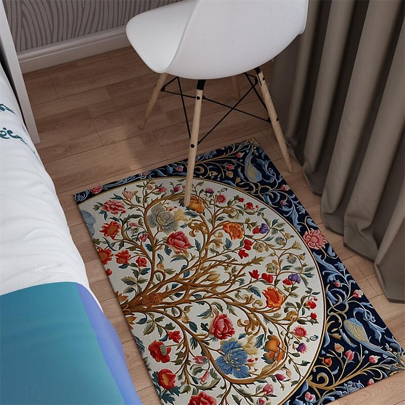 Tree of Life Vintage Area Rug Kitchen Mat Non-Slip Oil Proof Floor Mat Livingroom Rug Indoor Outdoor Mat Bedroom Decor Bathroom Mat Entrance Rug Door Mat4