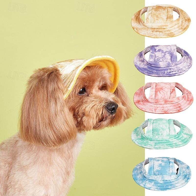 Dog Cat Dog Bandana & Dog Hat Cute Casual Winter Adjustable Breathable Soft Washable Comfortable Outdoor Casual Daily Dog Clothing for Bichon Frise Pomeranian Baby Pet Papillon Small