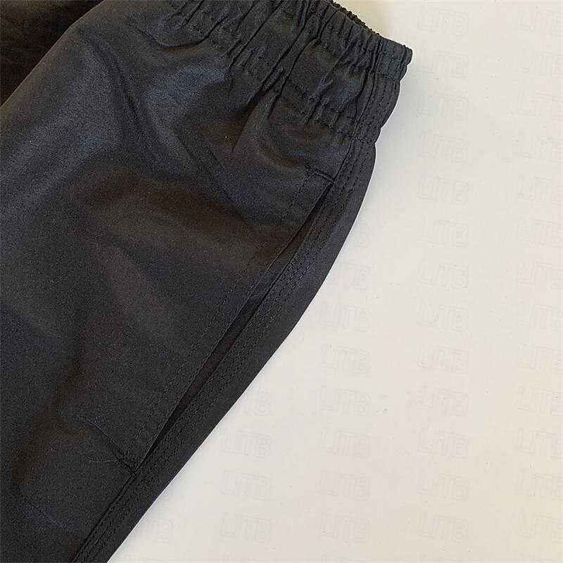 Men's Swim Shorts Shorts Beach Shorts Drawstring Elastic Waist Plain Comfort Quick Dry Short Holiday Beach Weekend Fashion Casual Black Yellow Micro-elastic4