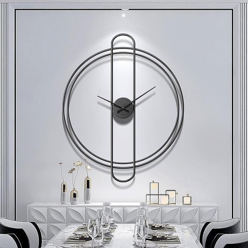 Silent Metal Decorative Modern Wall Clock for Living Room Decor 12 Inch Wall Clocks Battery Operated Non Ticking Minimalist Clock Wall Decor for Office Study Bedroom Kitchen3