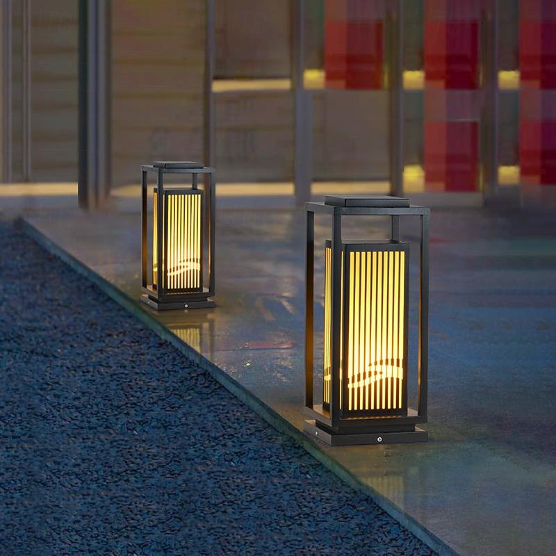 Outdoor Wall Lights Metal Wall Light IP65 Waterproof Warm White Light Color Utility Power Solor 110-120V 220-240V 10 W4