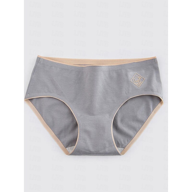 Women's Panties Pure Color Simple Daily Bed Cotton Breathable Summer Spring Home Outfits4