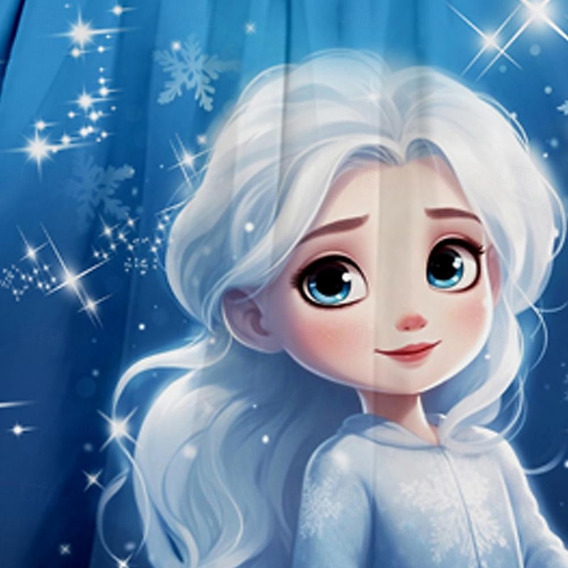 Girls' 3D Snowflake Princess Ruffle Dress Pink Sleeveless 3D Print Summer Daily Holiday Casual Beautiful Kids 3-12 Years Casual Dress Tank Dress Above Knee Regular Fit4