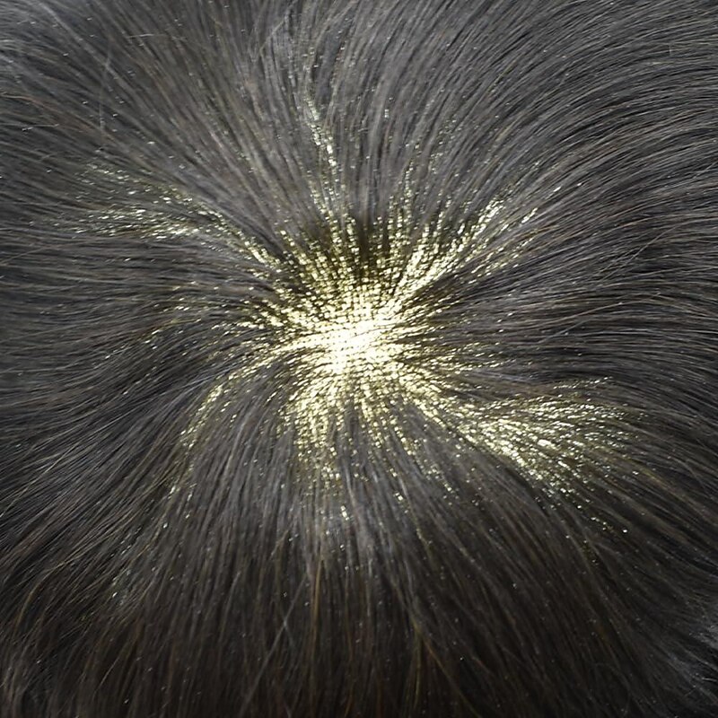 Lace Center Toupee for Men Human Hair Replacement Systems Swiss Lace with PU Hairpieces around Mens Toupee Hair Units Wig Natural Hairline 6X8 7X94