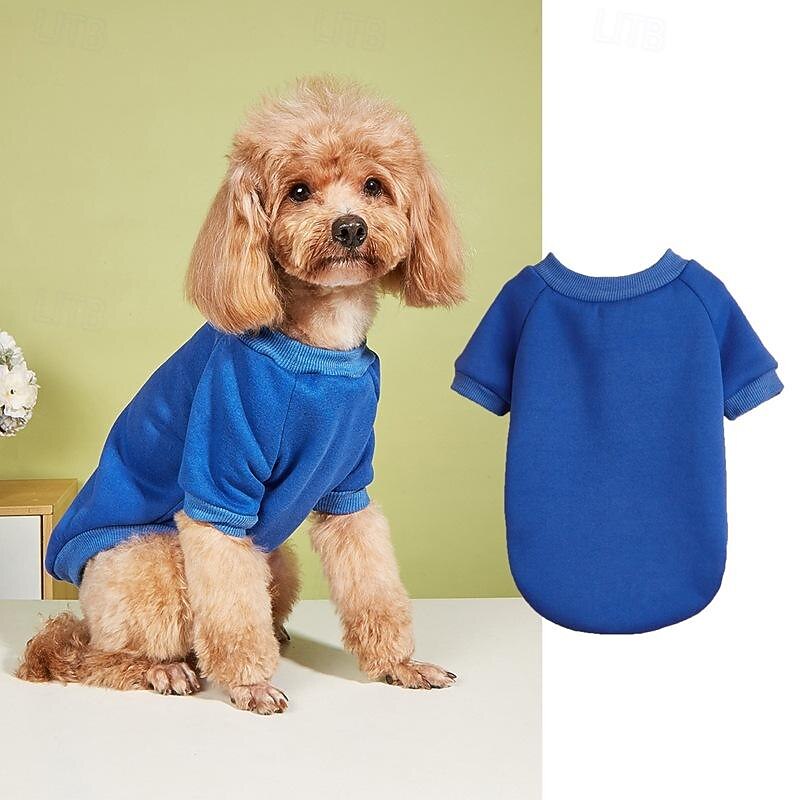Dog Cat Sweatshirt Cute Casual Winter Warm Breathable Soft Washable Comfortable Outdoor Casual Daily Dog Clothing for Bichon Frise Pomeranian Baby Pet Papillon Small2