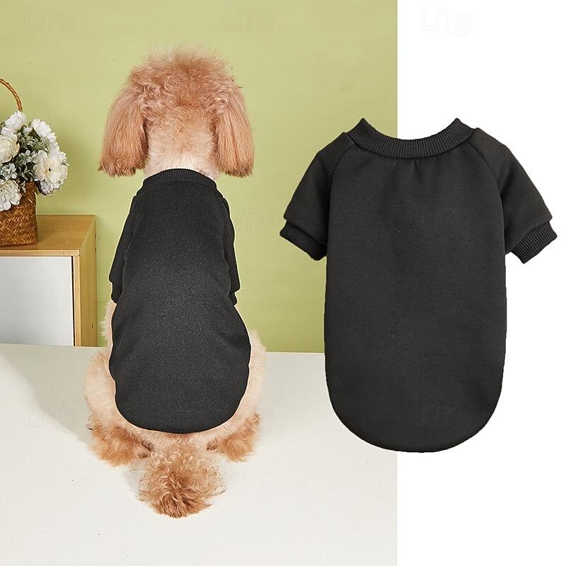 Dog Cat Sweatshirt Cute Casual Winter Warm Breathable Soft Washable Comfortable Outdoor Casual Daily Dog Clothing for Bichon Frise Pomeranian Baby Pet Papillon Small3
