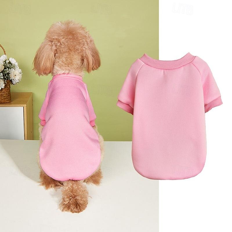 Dog Cat Sweatshirt Cute Casual Winter Warm Breathable Soft Washable Comfortable Outdoor Casual Daily Dog Clothing for Bichon Frise Pomeranian Baby Pet Papillon Small4