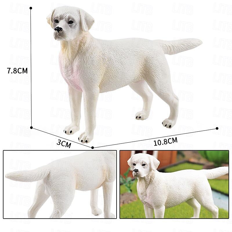 Simulated Animal Toy Dog Model Golden Retriever Bulldog Labrador Dog Home Car Decoration