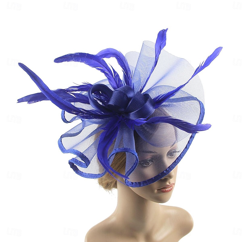 Retro Vintage 1950s 1920s Headpiece Party Costume Fascinator Hat Fancy Dress Women's Masquerade Vacation Event / Party Date Adults' Hat All Seasons4