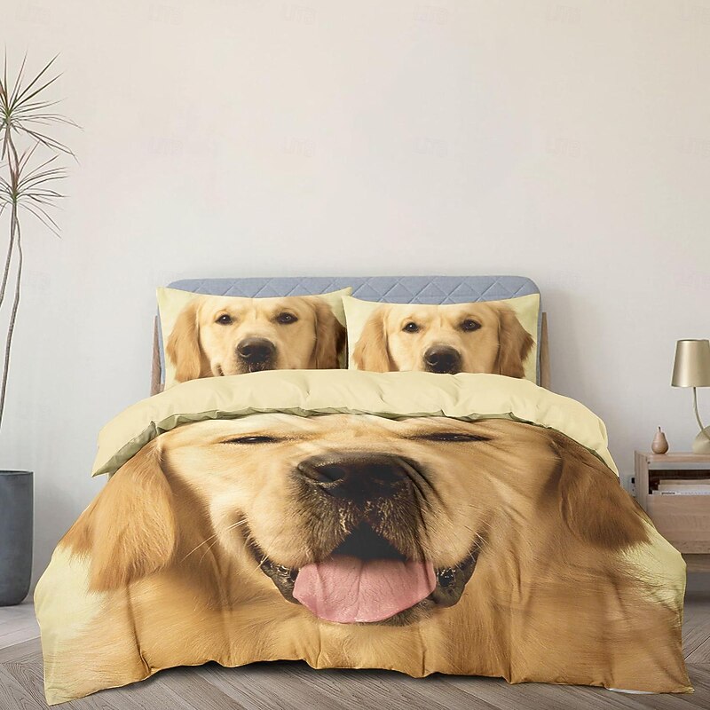 100% Natural Cotton Custom Duvet Cover Set Personalized Bedding Set Photo Comforter Custom Gifts for Family2