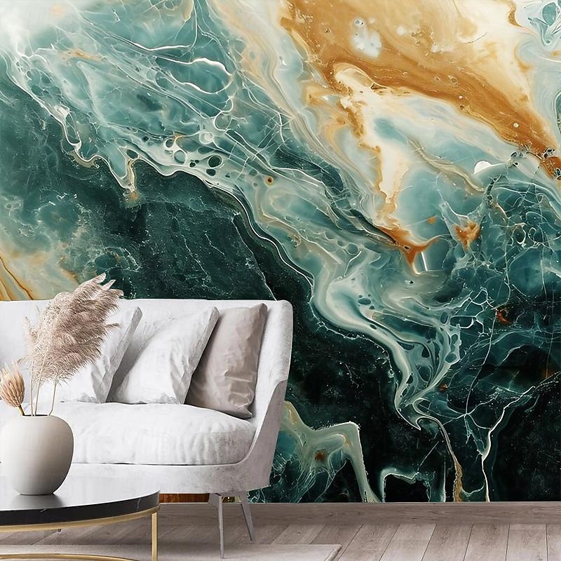 Cool Wallpapers Marble Abstract Wallpaper Wall Mural Wall Covering Sticker Peel and Stick Removable PVC/Vinyl Material Self Adhesive/Adhesive Required Wall Decor for Living Room Kitchen Bathroom3