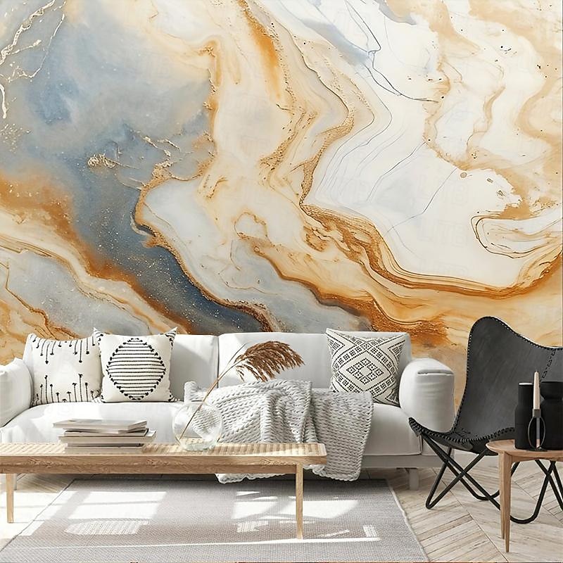 Cool Wallpapers Marble Abstract Wallpaper Wall Mural Wall Covering Sticker Peel and Stick Removable PVC/Vinyl Material Self Adhesive/Adhesive Required Wall Decor for Living Room Kitchen Bathroom4
