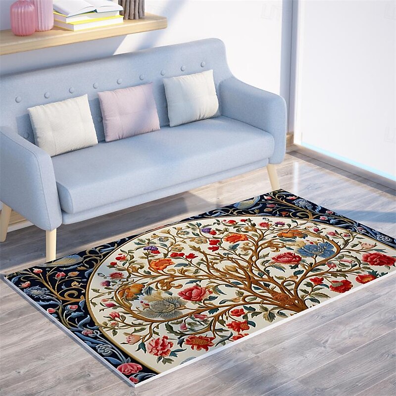 Tree of Life Vintage Area Rug Kitchen Mat Non-Slip Oil Proof Floor Mat Livingroom Rug Indoor Outdoor Mat Bedroom Decor Bathroom Mat Entrance Rug Door Mat3
