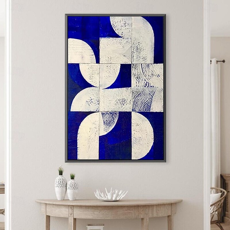Hand Painted blue oil painting Pure Hand Painted Canvas Cheap Colors painting Wall Art  Abstract Oil Paintings Modern Hotel Wall Decor Pictures Acrylic Art Paintings ready to hang or canvas2