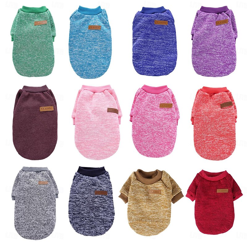 Dog Cat Sweatshirt Cute Casual Winter Breathable Soft Washable Comfortable Outdoor Casual Daily Dog Clothing for Bichon Frise Pomeranian Baby Pet Papillon Small2