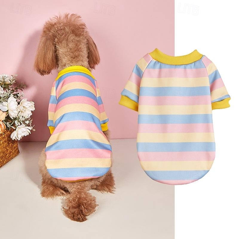 Dog Cat Shirt / T-Shirt Cute Casual Warm Breathable Soft Washable Comfortable Outdoor Casual Daily Dog Clothing for Bichon Frise Pomeranian Baby Pet Papillon Small2