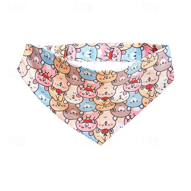Dog Cat Bandanas Cute Casual Winter Breathable Soft Washable Comfortable Outdoor Casual Daily Dog Clothing for Bichon Frise Pomeranian Baby Pet Papillon Small4