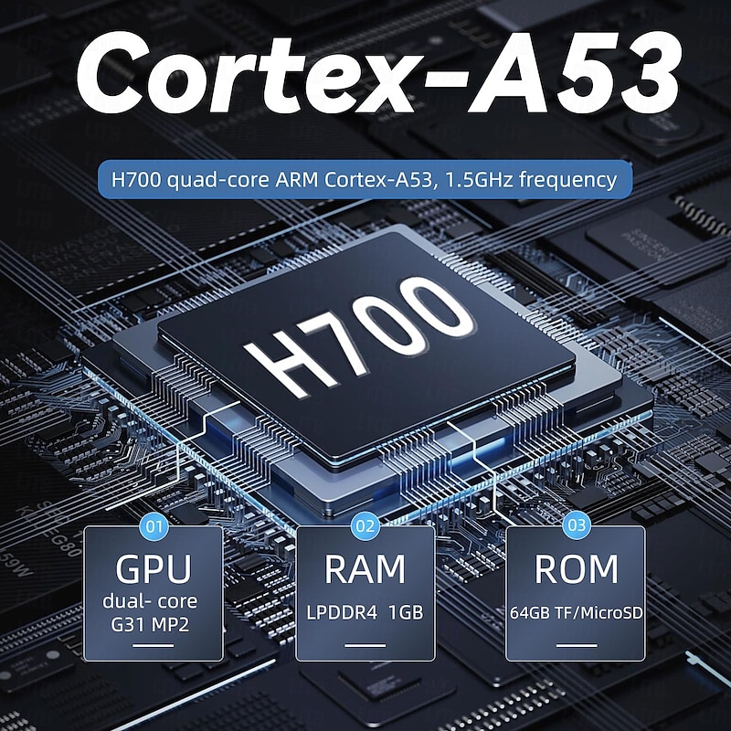 ANBERNIC RG35XX H Handheld Game Console, 3.5 Inch HD Screen Portable Audio Video Player, Double Rocker Handheld Retro Game Console3