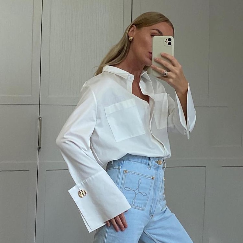 Retro Vintage 1980s Blouse / Shirt Solid Color Turndown Fancy Dress Women's Casual Daily Bachelorette Party Adults' Blouses Spring3