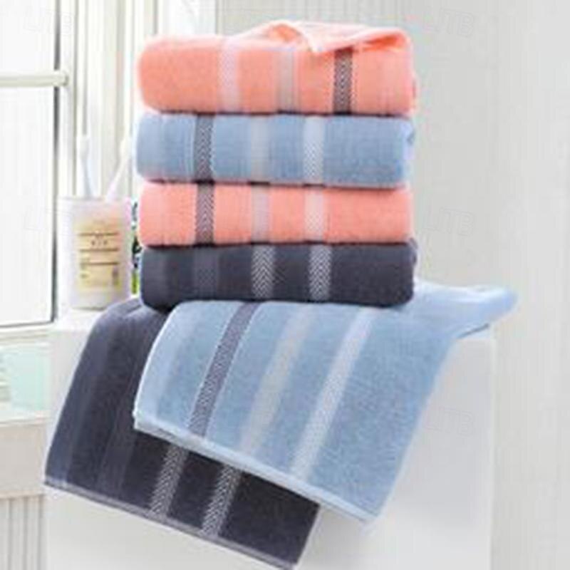 100% Cotton 34*74cm Absorbent Face Towels,Thickened Men's Couple Cotton Towels, Highly Absorbent Towels For Bathrooms, Gyms, Hotels And Spas, Solid Color Bath Towel3