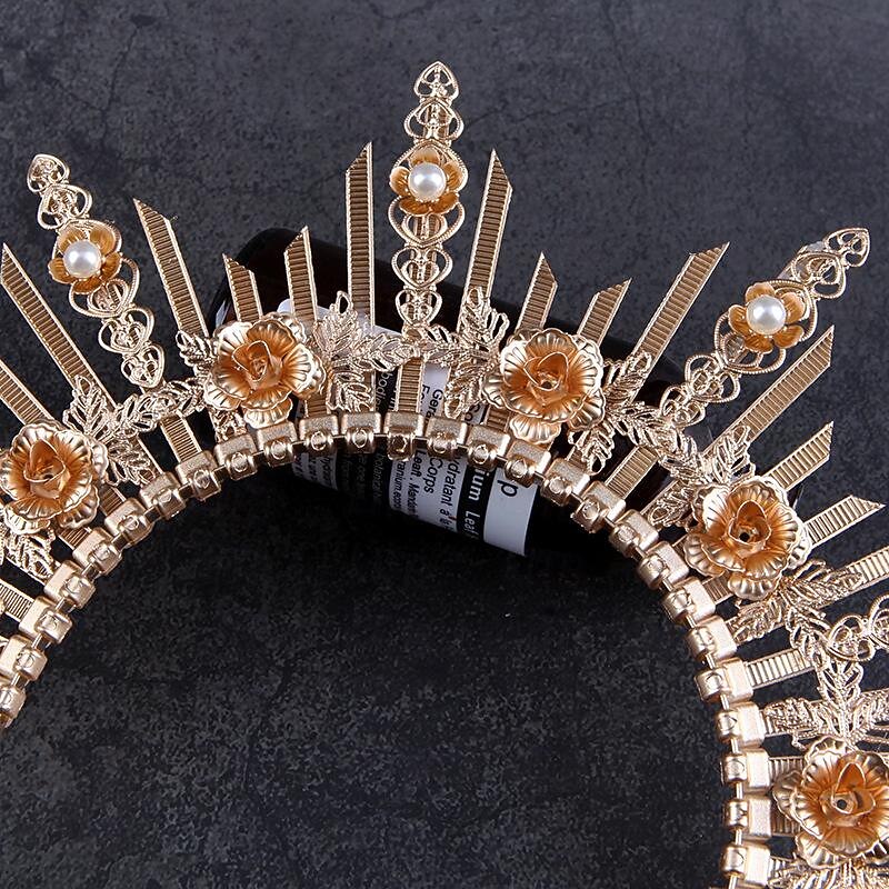 Retro Vintage Masquerade Headband Elven Fancy Dress Women's Fantasy Royal Masquerade Party / Evening Adults' Hair Band4