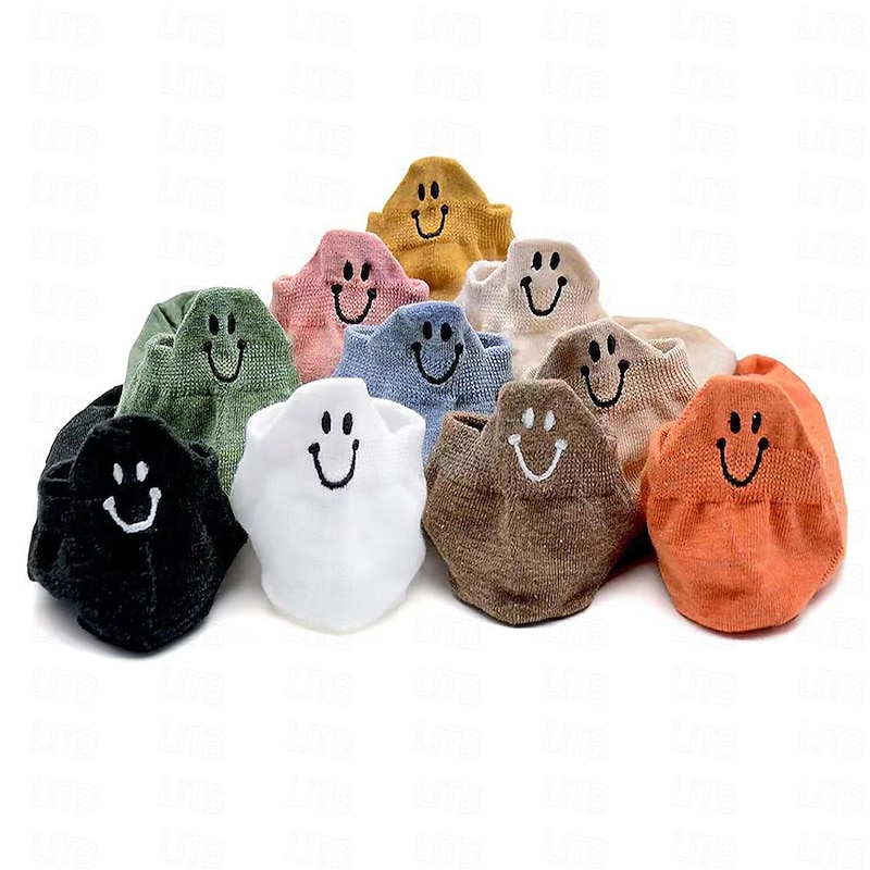 10 Pairs Women's Ankle Socks Low Cut Socks Work Daily Holiday Retro Cotton Simple Classic Casual Elastic Casual Sports Socks3