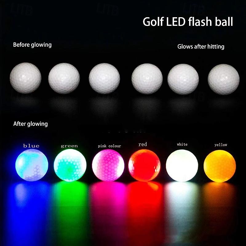 Led Golf Ball Flash Ball Golf Supplies Luminous Ball Practice Ball Luminous Ball4