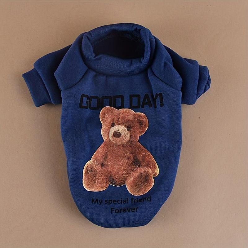 Dog Cat Sweatshirt Fashion Cute Winter Warm Soft Washable Comfortable Outdoor Sports Dog Clothing for Bichon Frise Poodle Pomeranian Baby Pet Papillon2