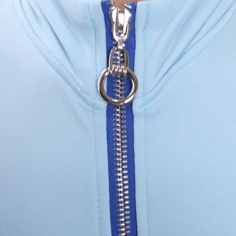 Figure Skating Jacket with Pants Women's Girls' Ice Skating Tights Outfits White High Elasticity Training Practice Professional Skating Wear Thermal Warm Crystal / Rhinestone Long Sleeve Ice Skating3