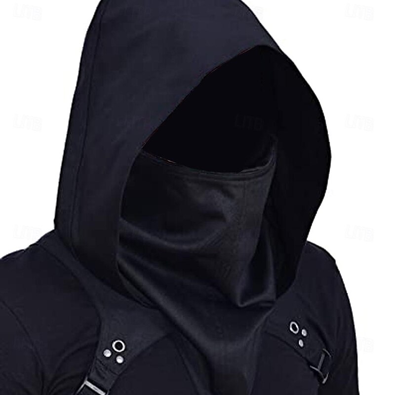 Retro Vintage Punk & Gothic Medieval Scabbard Cosplay Ranger Elven Archery Solid Colored Fancy Dress Men's Women's Viking Fantasy Halloween Carnival Masquerade Party / Evening Adults' Shawl4