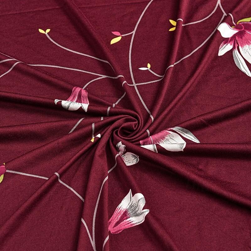 Floral Printed Sofa Cover Stretch Slipcovers with Skirt,Soft Durable Couch Cover 1 Piece Spandex Fabric Washable Furniture Protector fit Armchair Seat/Loveseat/Sofa/XL Sofa/L Shape Sofa 10