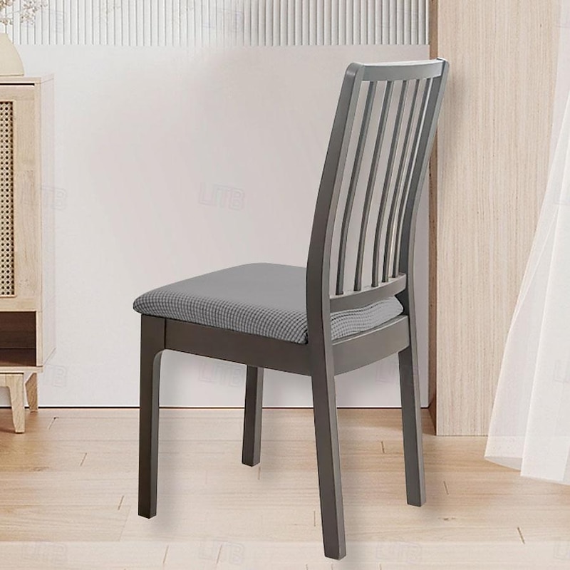 4 Pcs Stretch Jacquard Seat Covers for Dining Room  Chair Cushion Cover, Removable Washable Dining Chair Covers Anti-Dust Dining Room Chair Covers Seat Cushion Slipcovers4