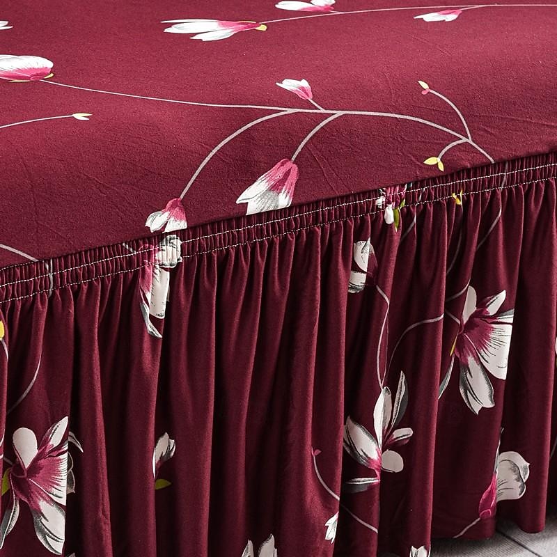 Floral Printed Sofa Cover Stretch Slipcovers with Skirt,Soft Durable Couch Cover 1 Piece Spandex Fabric Washable Furniture Protector fit Armchair Seat/Loveseat/Sofa/XL Sofa/L Shape Sofa 6