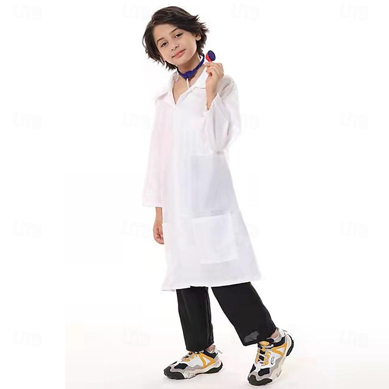 Boys Girls' Doctor Cosplay Costume Outfits For Masquerade Cosplay Kid's Top Pants2