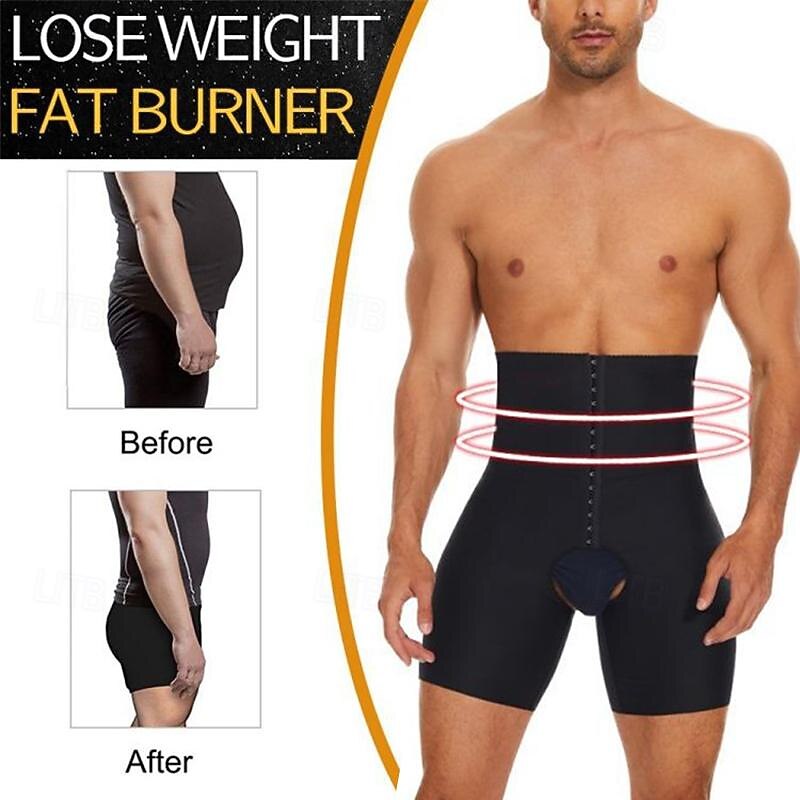 Men's Active Running Shorts Shapewear Hiking Shorts Running Gym Breathable Quick Dry Plain Short Fashion Sporty Activewear Black Micro-elastic3