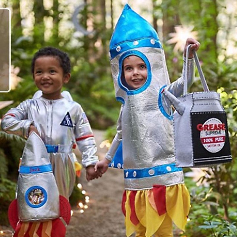 rocket Halloween Cosplay Costume Funny Costumes Carnival Costume Cosplay Funny Costume Kid's Boys' Girls' Carnival Masquerade Party Masquerade Easy Halloween Costumes Dress Up2