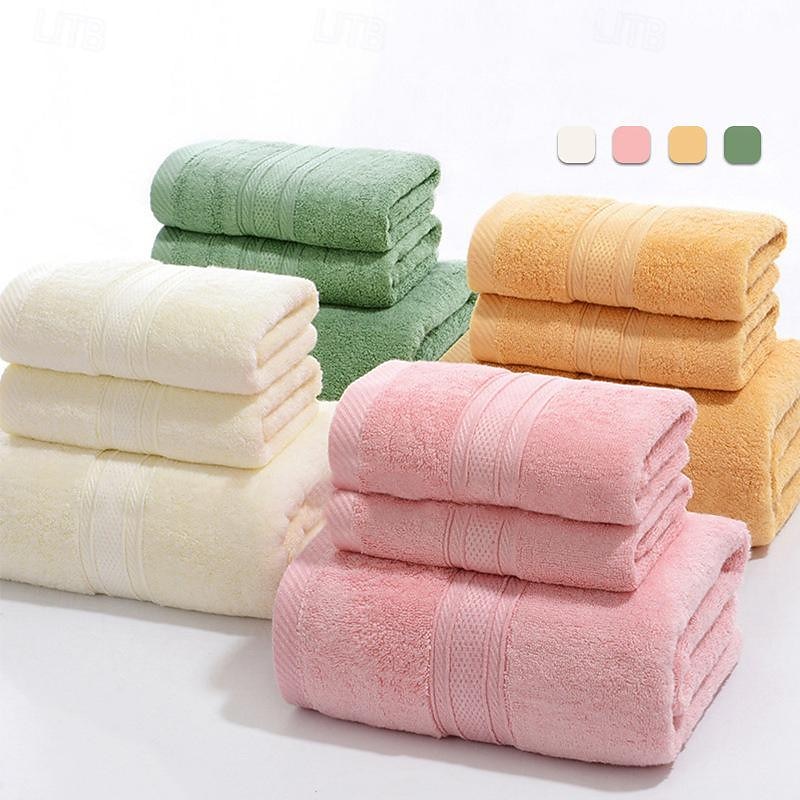 100% Bamboo Fiber Soft And Absorbent Solid Color Hand Towel Or Face Towel For Home Bathroom3
