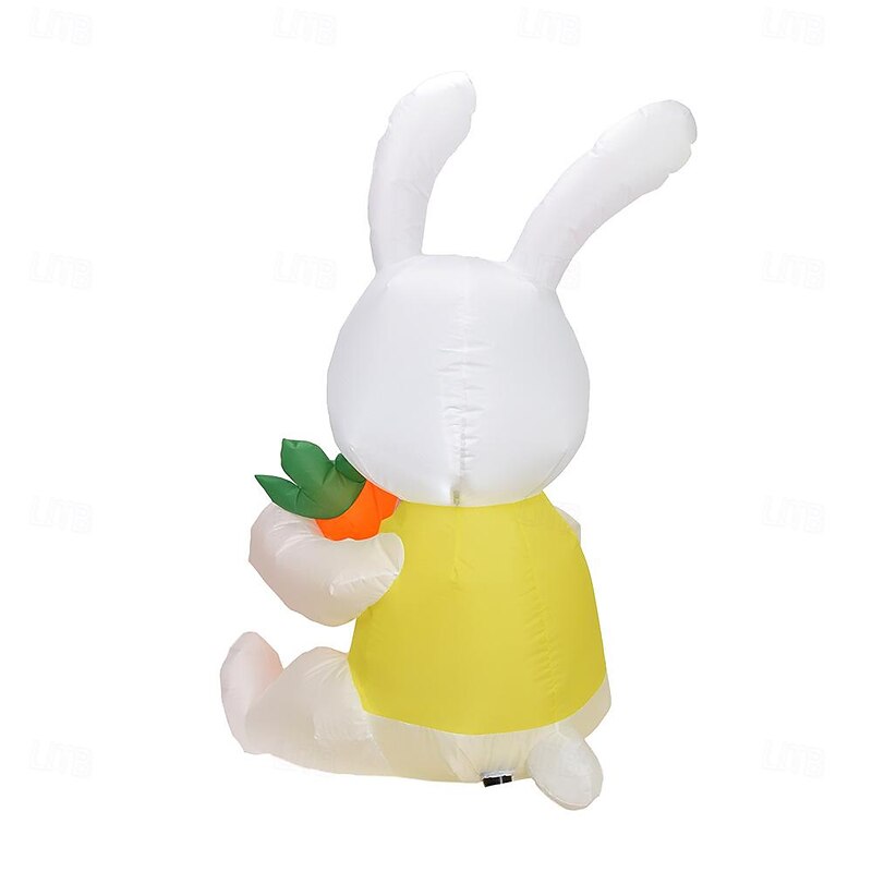 Easter Inflatable Bunny Eggs 1.5 meters with lights light up holiday decoration props3