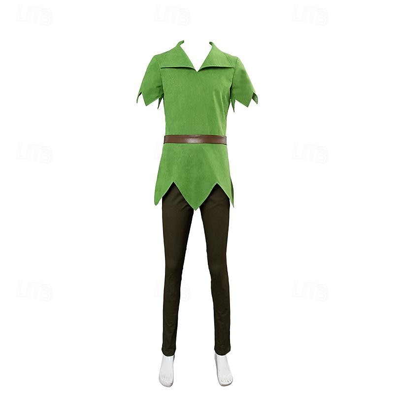 Peter Pan Cosplay Costume Theme Party Costume Cosplay Movie Cosplay for Men's Women's Boys Kid's Adults' Carnival Masquerade3