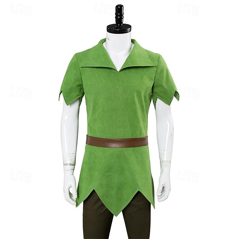 Peter Pan Cosplay Costume Theme Party Costume Cosplay Movie Cosplay for Men's Women's Boys Kid's Adults' Carnival Masquerade2