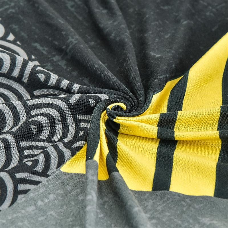 Stretch Spandex Dining Chair Cover 4/6 Pcs Set, Geometric Printed Stretch High Back Dining Chair Cover Seat Slipcover with Elastic Band for Dining Room,Wedding, Ceremony, Banquet,Home Decor4