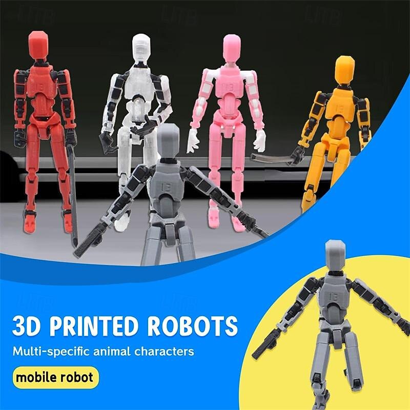 13 Action Figure T13 Action Figure 3D Printed Multi-Jointed Movable Lucky 13 Action Figure Nova 13 Action Figure Dummy 13 Action Figure Valentines Gifts for Him