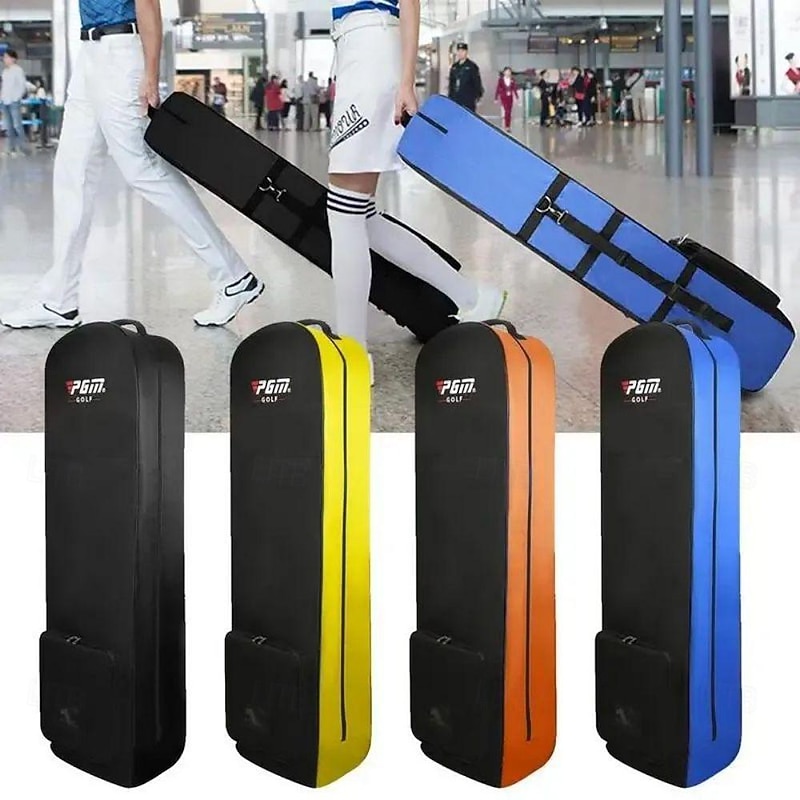 Travel Golf Bags With Wheels For Airlines Foldable Nylon Aviation Bag Durable Golf Club Bags Golf Accessories Storage Pouch