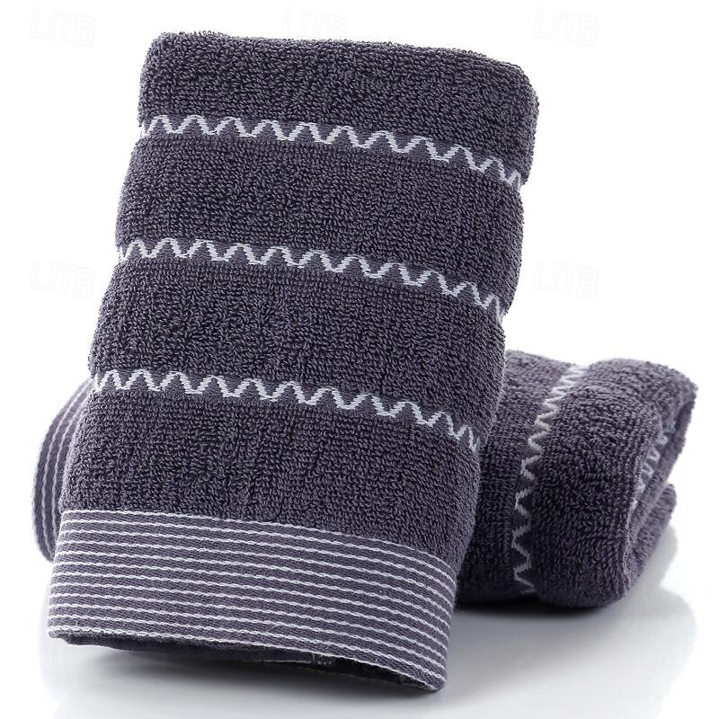 100% Cotton Stripe Soft Towel Set Beauty Face Towel for Adults Kids Bath Shower Hand Towel Home Hotel Serviette3