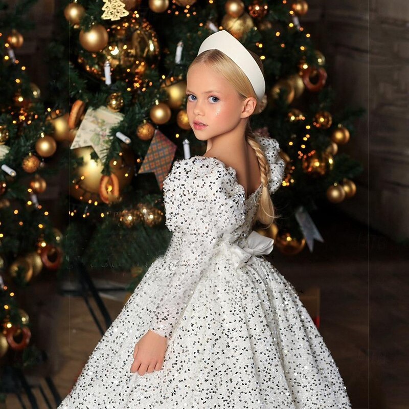 Kids Girls' Party Dress Solid Color Sleeveless Performance Mesh Princess Sweet Mesh Mid-Calf Sheath Dress Tulle Dress Summer Spring Fall 2-12 Years White Sky Blue3