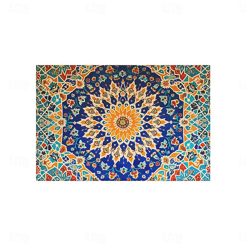 1PC Ethnic Pattern Placemat Table Mat 12x18 Inch Table Mats for Party Kitchen Dining Decoration3