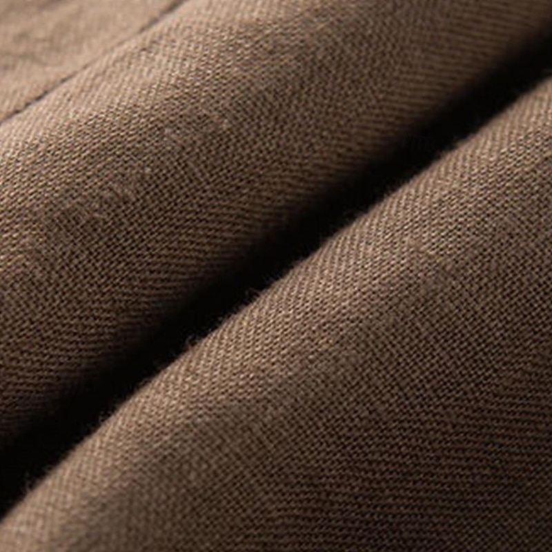 Women's Skirt A Line Basic Casual Midi High Waist Skirts Solid Colored Pocket Casual Daily Weekend Black Army Green Navy Blue Khaki Summer Cotton And Linen4